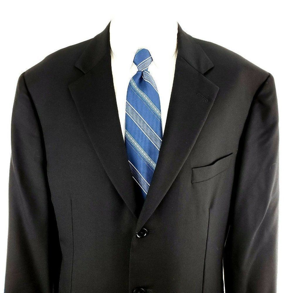 Samuelsohn 42L 3 Button‎ Cashmere Wool Blazer Men's
